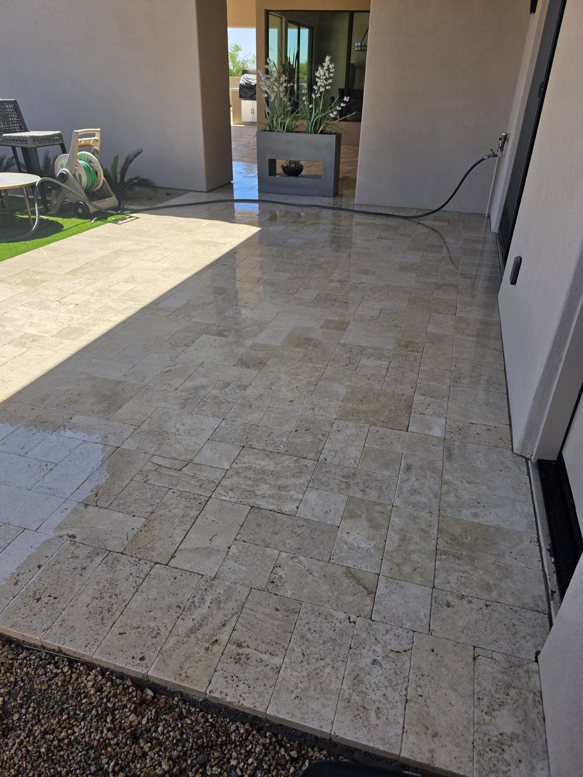 Travertine Cleaning Scottsdale Advantage Power Washing