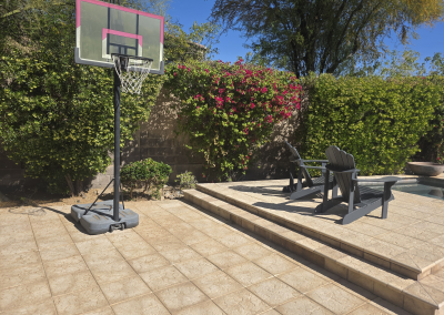 Residential Pressure washing Before Picture Luxury Home in Scottsdale