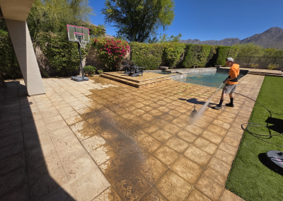 Residential Pressure washing After Picture Luxury Home in Scottsdale