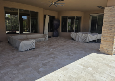 Residential Pressure washing Before Picture Luxury Home in Scottsdale