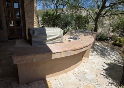Residential Pressure washing Before Picture Luxury Home in Scottsdale