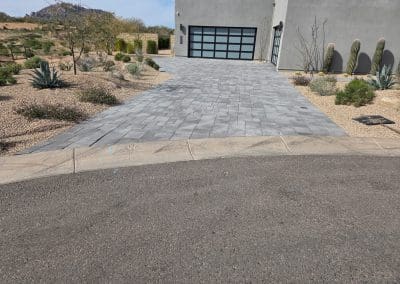 Residential Pressure washing Before Picture Luxury Home in Scottsdale