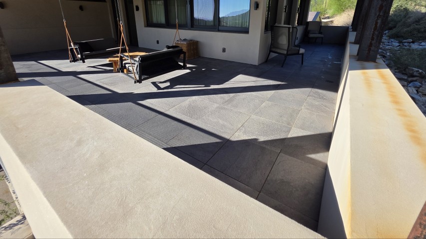 Pressure washing in DC Ranch Advantage Power Washing. Pressure washing patio deck and pool decking